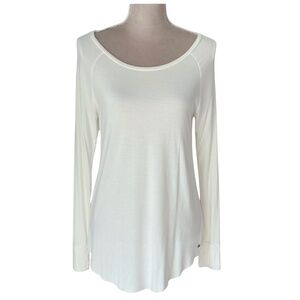 American Eagle Soft & Sexy Long Sleeve Jegging Tee | Ivory White | Size S | NWOT
